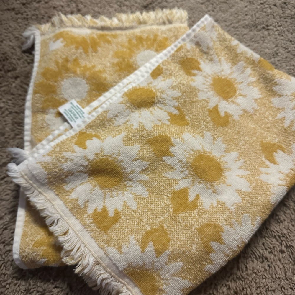Sunflower kitchen towels set of 2